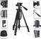 COOPIC T900 Professional Video Camera Tripod, Aluminum Alloy Travel Portable 2 in 1 Monopod Tripod with Rotatable Center Column Max Height 178CM with Maximum Load up to 5KG