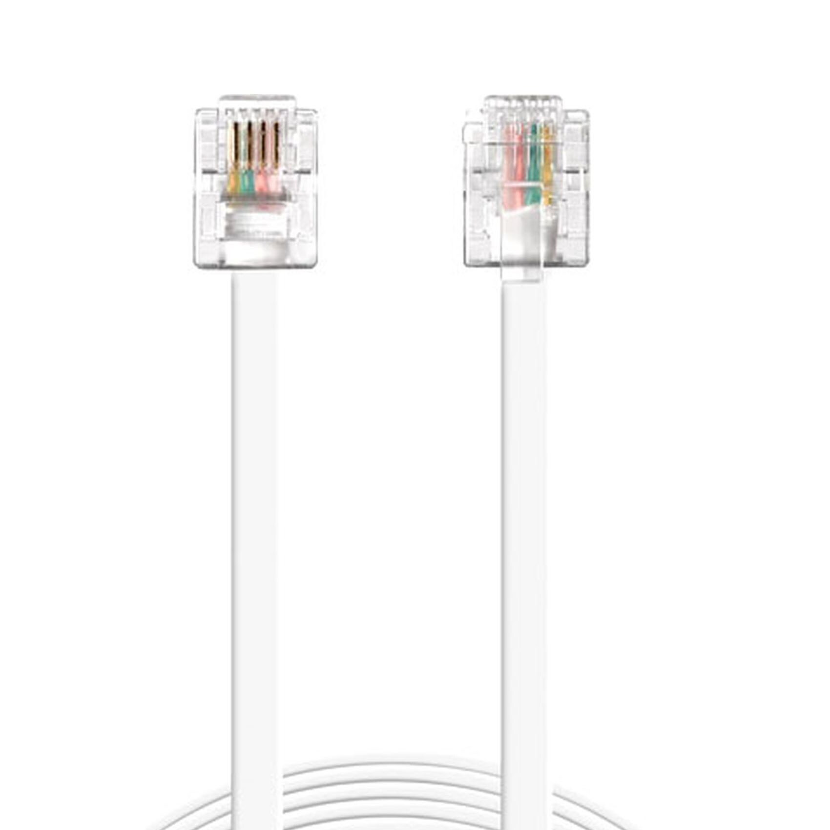 White Rj11 Buy Sandberg RJ11 To RJ11 Cable 10m White Online | Carrefour UAE