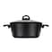 بايو جرانيت طقم أواني للطهي  - 7 قطع - أسود