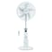 Midea Rechargeable Stand Fan with Remote FS4523MRD, Built-In Rechargeable Battery, White