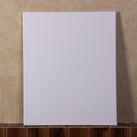 Generic 6Pcs Stretched White Blank Canvas For Painting Drawing 25X30 cm