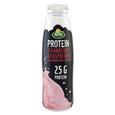 Arla Protein Strawberry and Raspberry Flavoured Milk Drink, 500ml