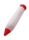 Generic Cake Icing Decorating Syringe White/Red 13.15X2.75X2.1Centimeter