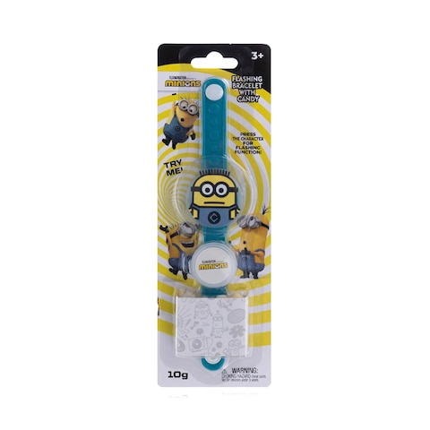 Minion Flashing Bracelet With Candy Assorted 10gr