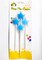 Party Time 4Pcs Blue Star Candle w/ Stick Holder Birthday Candle Kids Adult Birthday Cake Decoration - Number Candle For Anniversary, Valentines Birthday Candle Cake Topper