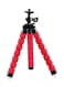 Generic - Flexible Sponge Tripod With Mount Bracket For Mobile Red