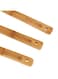مجموعة أدوات مطبخ مصنوعة من خشب الخيزران مكونة من 3 قطع بني 30X6X2.7سم