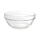 Ocean Glass Stack Bowl Clear 15cm