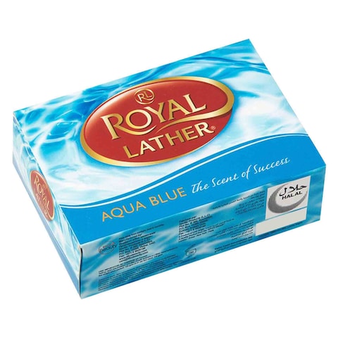 Royal Lather Aqua Blue Soap 120g