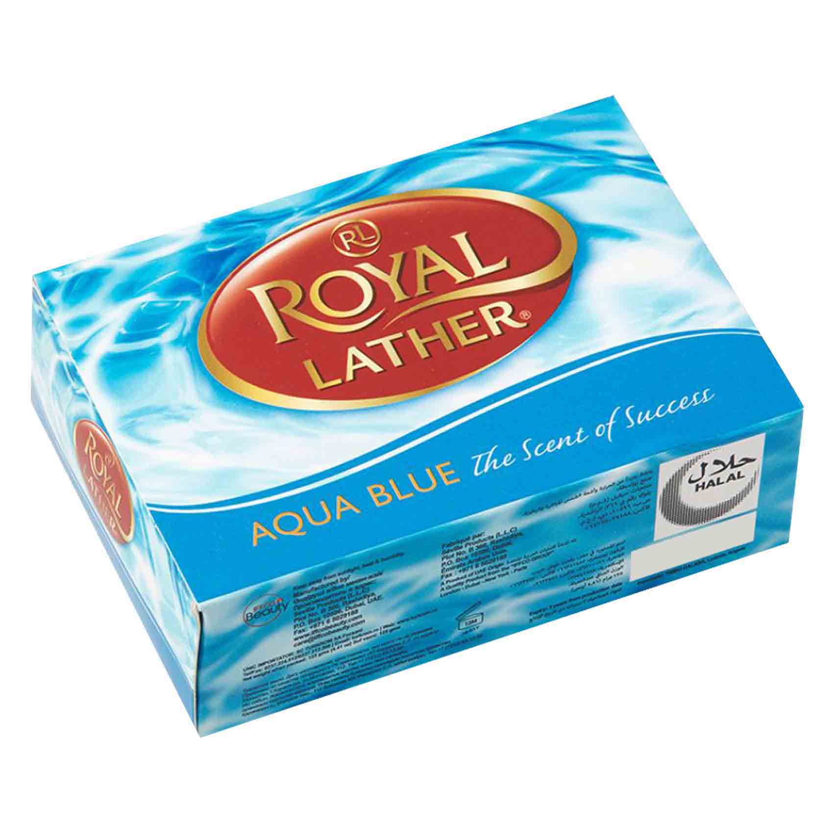 Royal Lather Aqua Blue Soap 120g