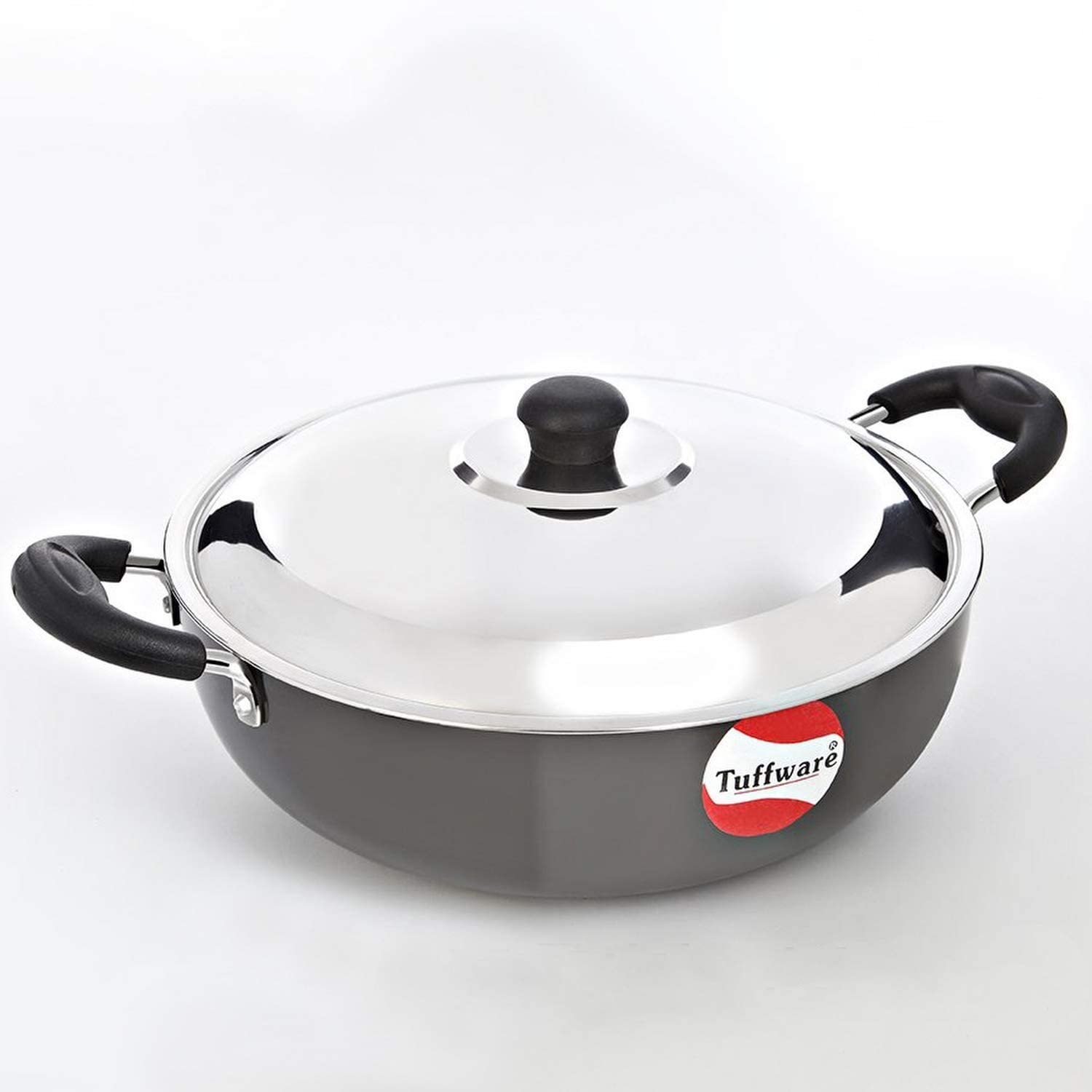 Buy Tuffware Deep Kadai, Black, 2.5 Liters Online | Carrefour UAE