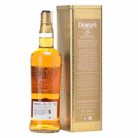 Dewars 15 Years Old The Monarch Blended Malt Scotch Whisky 750ml
