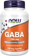 Now Foods Gaba 750 Mg Vegetable Capsules, 100 Capsules