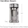 Hamilton Beach Scoop Single Serve Coffee Maker 49981-SAU, 410 ml, 1200 W, Silver, Stainless Steel, Unique Heater