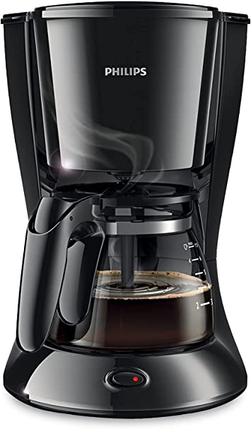 PHILIPS Drip Coffee Maker HD7432/20, 0.6 L, Ideal for 2-7 cups, Black, Medium