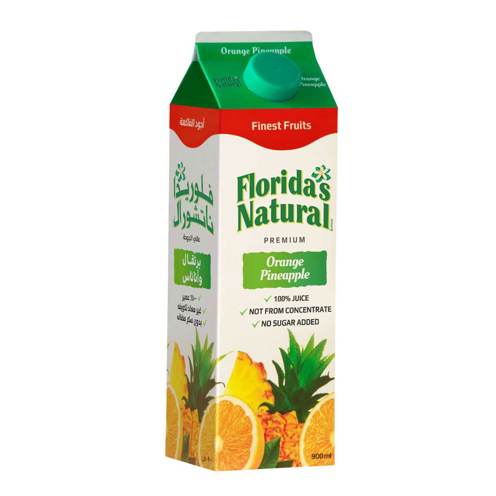 فلوريدا ناتشورال عصير برتقال و أناناس 900 ملل