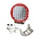 96W 9 Inches Round Red LED Spot Driving Work Light, Flood Beam Pattern with 30&deg; Spot Beam Optional, ATV 4x4 Boat Off Road Head Light, IP67 Waterproof Rating, and Die-Cast Aluminum Housing Material