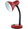 lavish Simple Design Flexible Hose Neck Desk Lamp/Table Lamp/Study Lamp with LED bulb (RED)
