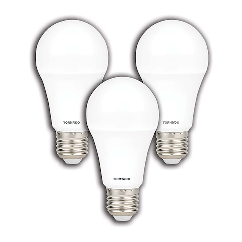 Tornado Led Bulb Day Light - 3 Lamps - 12 Watt