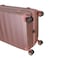Senator Hard Case Extra Large Luggage Trolley For Unisex ABS Lightweight 4 Double Wheeled Suitcase With Built In TSA Type Lock A5125 Rose Gold