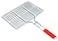 Barbecue Rectangular Grilling Basket, Multi-purpose Portable Griller with Handle 24x34x51CM (Pack of 1).