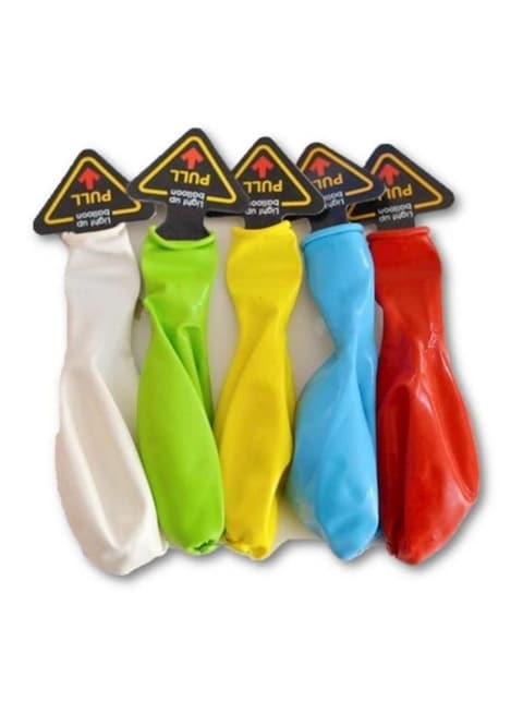 Party Time 20-Piece Decorative Party LED Balloon Set - Assorted Colors