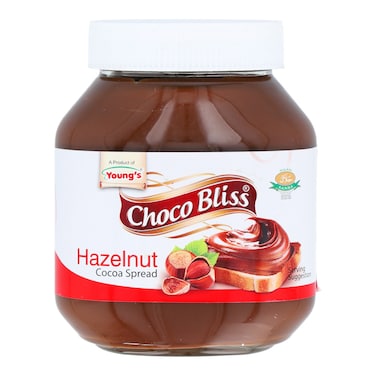 Young&#39;s Choco Bliss Hazelnut Coca Spread 675 gr