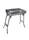 Biki Bbq Portable Barbecue Grill With Stand Silver 60X48X34Cm