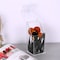 General -  Clear Acrylic Dustproof Makeup Brush Organizer Cosmetic Brushes Eyebrow Pencil Storage Holder with Lid