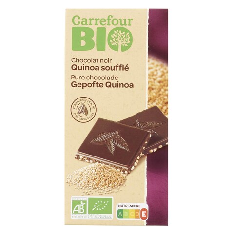 Buy Carrefour Bio Dark Chocolate Puffed Quinoa 100g Online | Carrefour ...