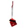 Gab Dustpan With Broom And Handles Red