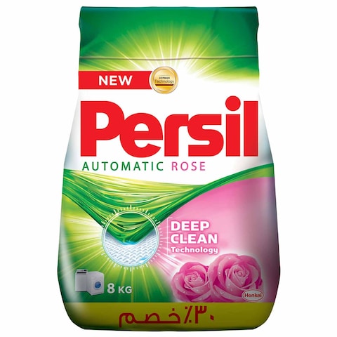 Persil Automatic Powder Detergent with Rose - 8 kg