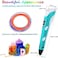 3D Pen upgrade Intelligent 3D Printing Pen with Smoother Experience 3D Art Printing Printer Pens with LCD Screen Automatic Feeding include12 Colors PLA Filament Refills,Interesting Gifts for All Ages.