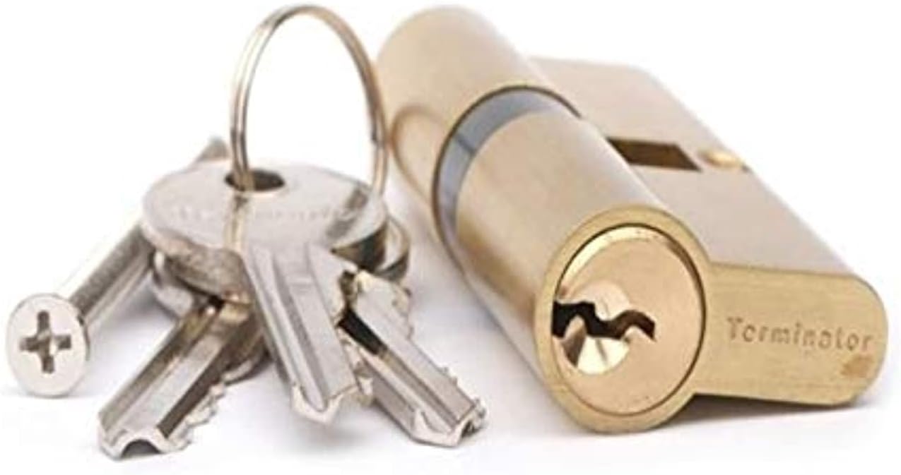 Buy Terminator Cylinder Door Lock With 3keys-TCL1070 Online | Carrefour UAE