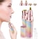 2 in 1 Eyebrow Trimmer &amp; Facial Hair Remover for Women, Rechargeable Eyebrow Razor and Painless Hair Removal, Hair Trimmer and Body Shaver for Lips Nose Face with Two Replacement Heads &amp; LED Light