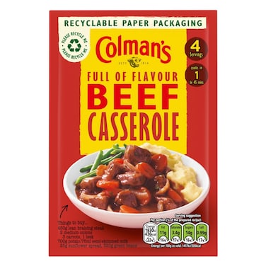 Colman&#39;s Beef Casserole Recipe Mix 40g