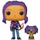 Funko POP! &amp; Buddy: Hawkeye - Kate Bishop Lucky (Blacklight) Vinyl Figure