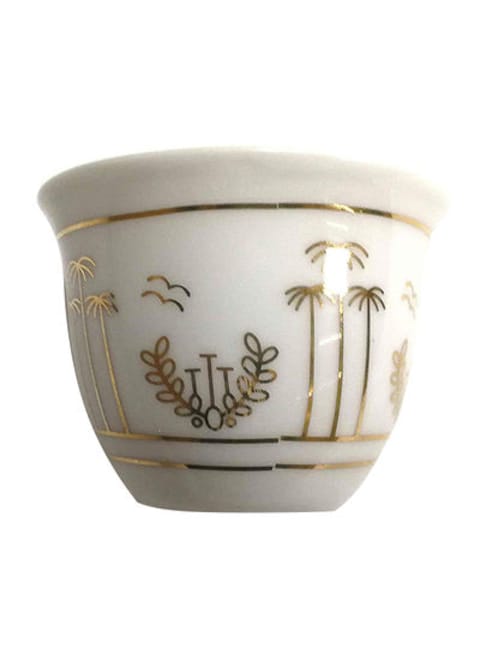 Generic 12-Piece Arabian Cawa Cup Set 30cm
