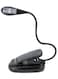 Generic - Portable Flexible LED Stand Clip Desk Lamp Black 4.0x22.0x7.9centimeter