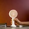 Olsenmark Rechargeable Mini Fan -Handheld Fan 3 Speed Mini USB Strong Wind 2-4 Hours Runtime Personal Electric Small Fan for Travel Office Outdoor, 1200 mAh Battery, 2 Years Warranty