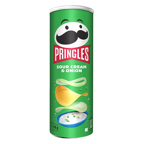 Pringles Sour Cream And Onion Chips 165g