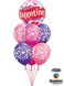 Happy Valentines Day Hearts 22in Bubble Bln