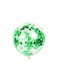 10-Piece 12inch Green Confetti Balloon