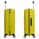 Eminent Hard Case Suitcase Trolley Luggage Set of 3 Polypropylene Lightweight Travel Bag 4 Quiet Double Spinner Wheels With Tsa Lock B0011 Chartreuse
