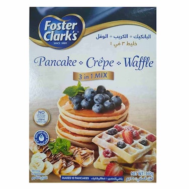 Foster Clark&#39;s Pancake Crepe Waffle Mix 3 In1 360g