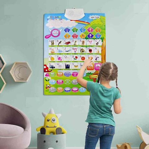 ABC &amp; Numbers Interactive Poster Musical Toy