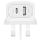Belkin BoostCharge 1 USB-C and 1 USB-A Port  Wall Charger, White, 42 W