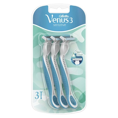 Gillette Venus Simply 3 Sensitive Women&#39;s Disposable Razors - 3 Razors