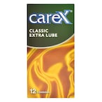 Buy CAREX CLASSIC EXTRA LUBE X12 in Kuwait