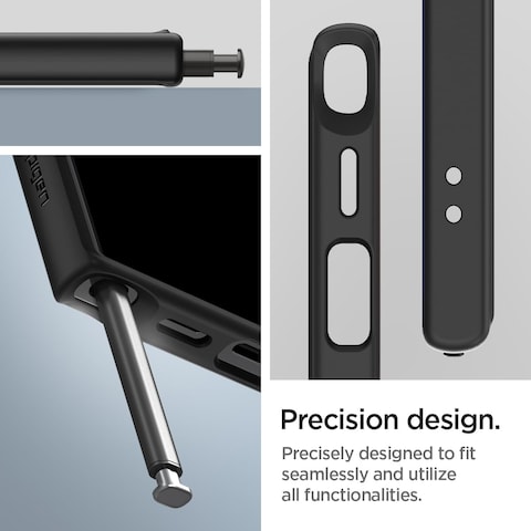 Spigen Ultra Hybrid designed for Samsung Galaxy S24 ULTRA case cover (2024) - Matte Black